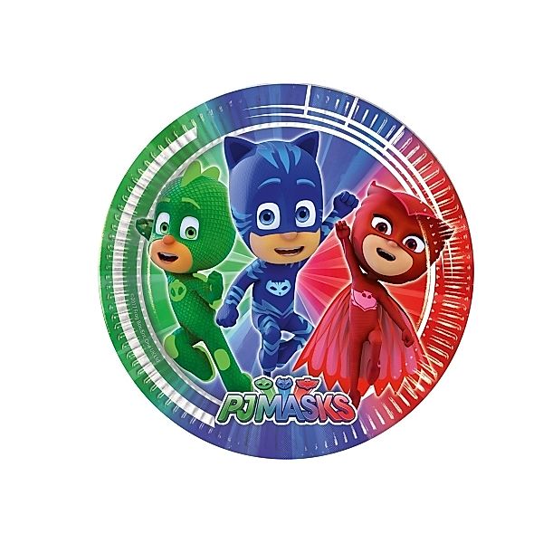 PJ Mask Teller Ø 23cm 8 Stück