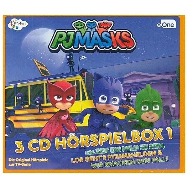 PJ Masks Hörspielbox.Box.1,3 Audio-CD, Pj Masks