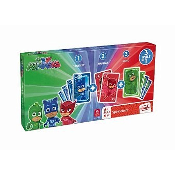 PJ Masks Spielebox 3 in 1 (Kinderspiel)