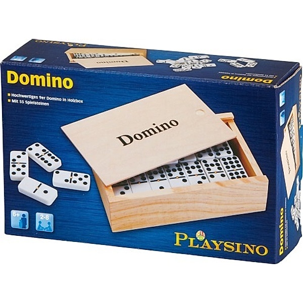 Playsino PL Domino 9er, 55 Steine