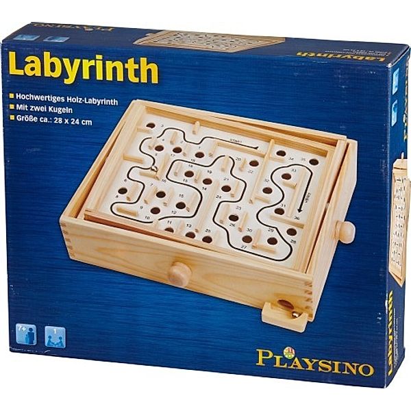 PL Labyrinth Holz 28x24 cm
