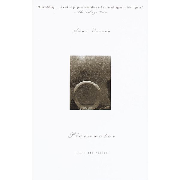 Plainwater / Vintage Contemporaries, Anne Carson