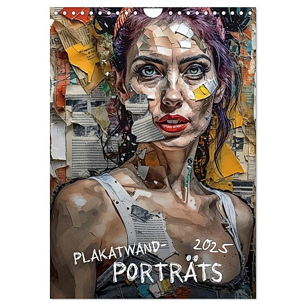 Plakatwand-Porträts (Wandkalender 2025 DIN A4 hoch), CALVENDO Monatskalender, Calvendo, Werner Braun