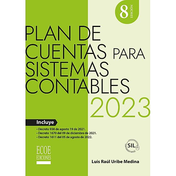 Plan de cuentas para sistemas contables 2023, Luis Raúl Uribe Medina