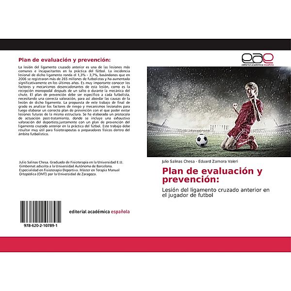 Plan de evaluación y prevención:, Julio Salinas Chesa, Eduard Zamora Valeri