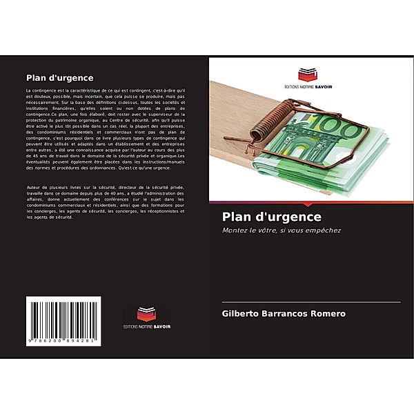 Plan d'urgence, Gilberto Barrancos Romero