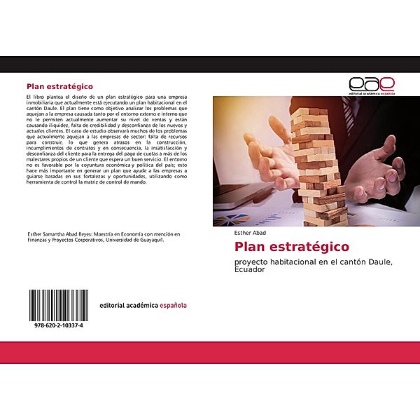 Plan estratégico, Esther Abad