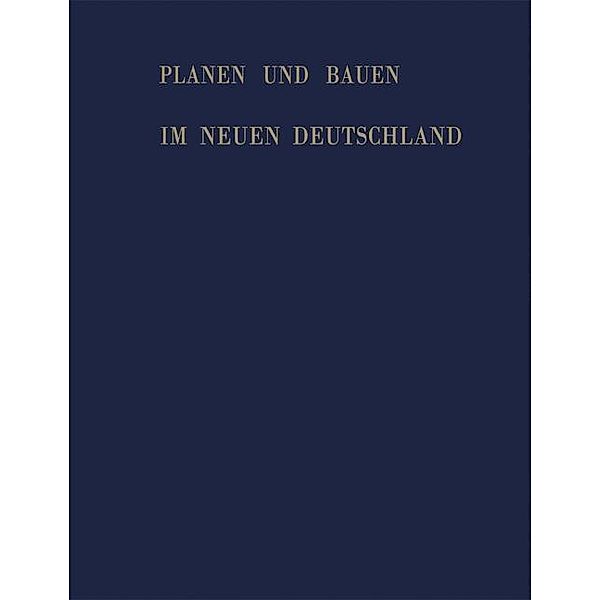 Planen und Bauen im neuen Deutschland, Alois Giefer, Franz Sales Meyer, Joachim Beinlich