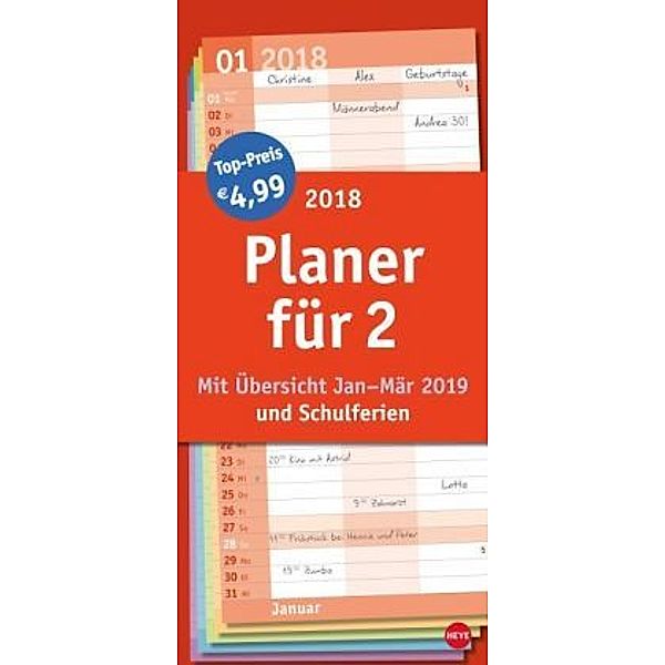 Planer für 2 Basic 2018