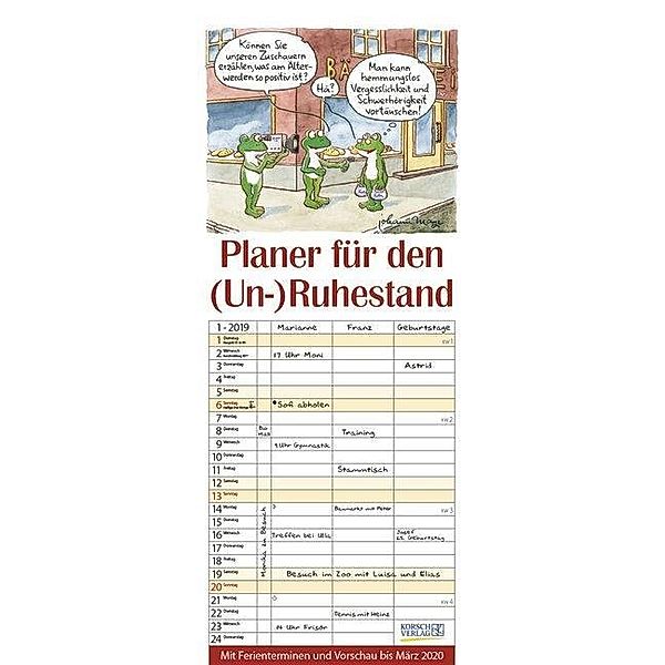 Planer für den (Un-)Ruhestand 2019