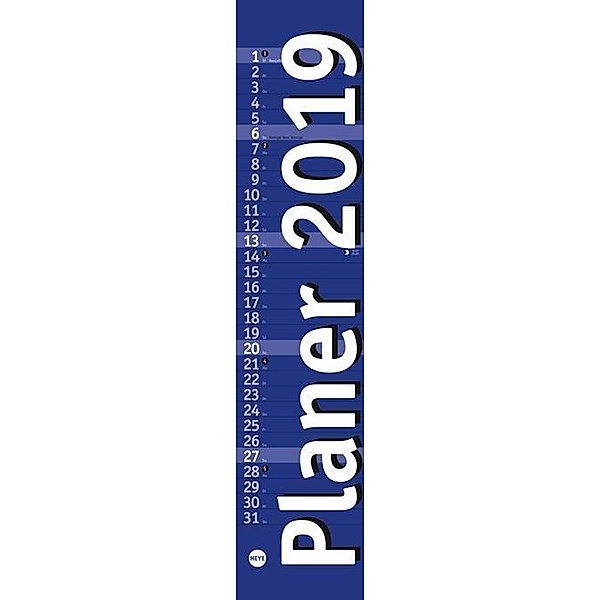 Planer Mini-long, blau 2019
