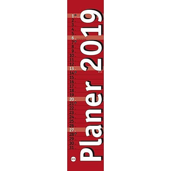 Planer Mini-long, rot 2019