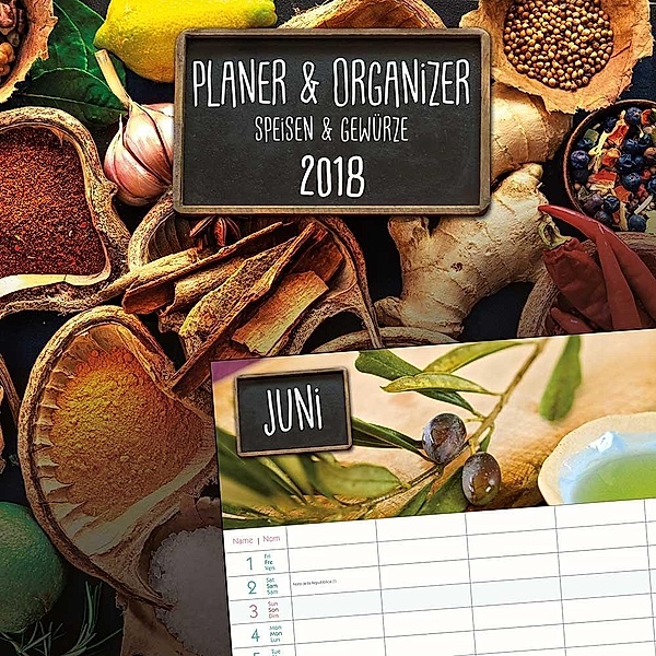Planer & Organizer Speisen und Gewürze 2018