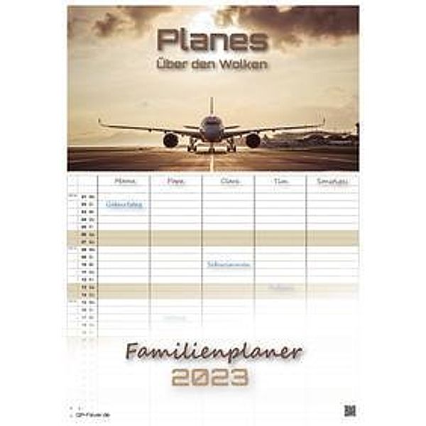 Planes - Über den Wolken - Flugzeuge - 2023 - Kalender DIN A3 - (Familienplaner)