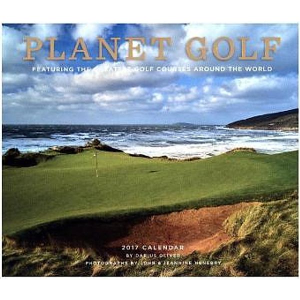 Planet Golf 2017 Wall Calendar, Darius Oliver