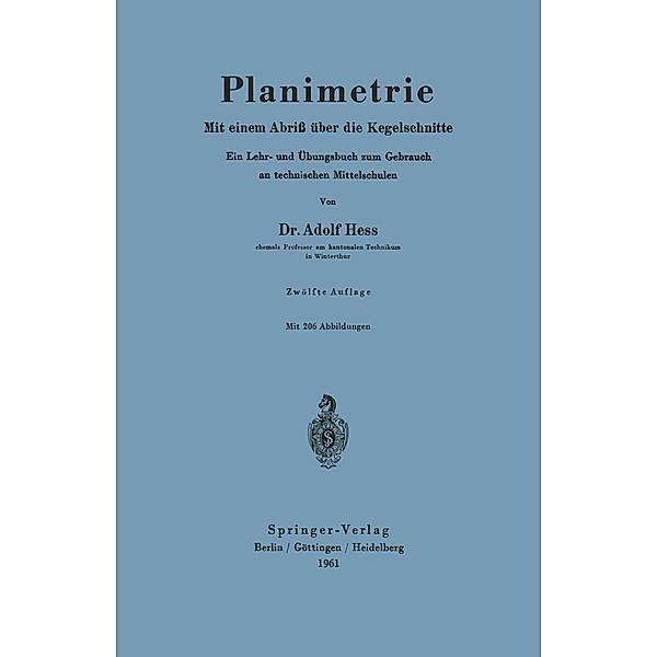 Planimetrie, Adolf Hess