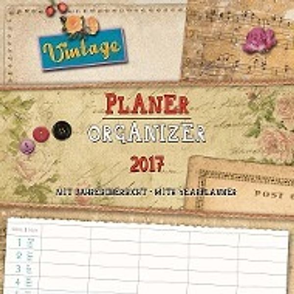 Planner / Organizer Vintage 2017