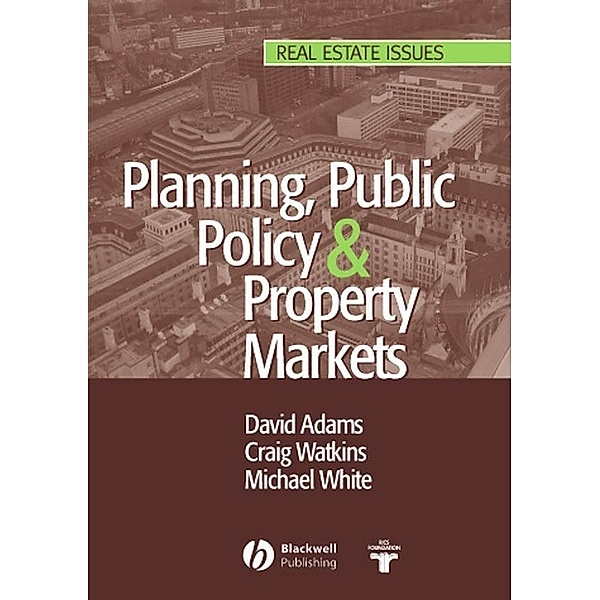 Planning, Public Policy and Property Markets / Real Estate Issues