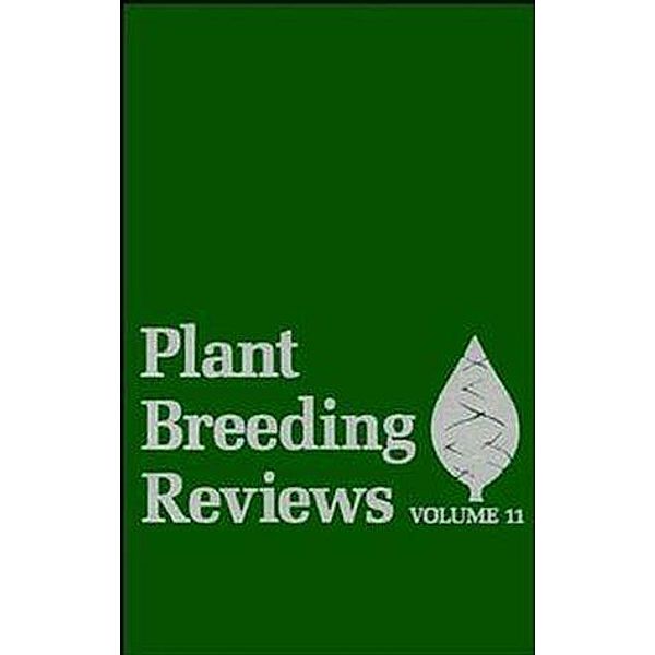 Plant Breeding Reviews, Volume 11 / Plant Breeding Reviews Bd.11