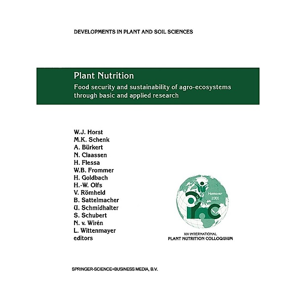 Plant Nutrition / Developments in Plant and Soil Sciences Bd.92