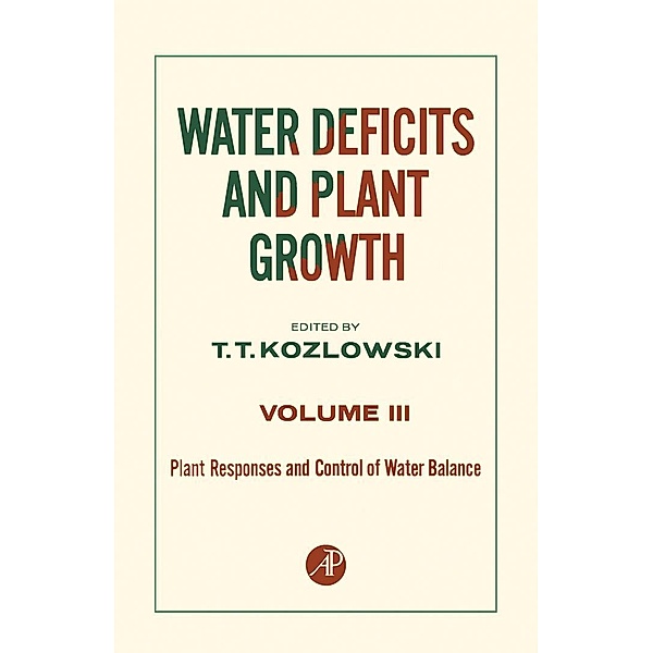 Plant Responses and Control of Water Balance