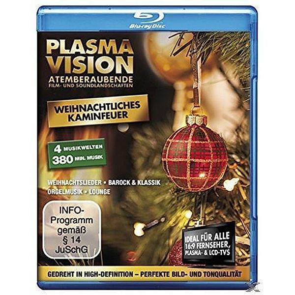 Plasma Vision - Weihnachtliches Kaminfeuer, Plasma Vision