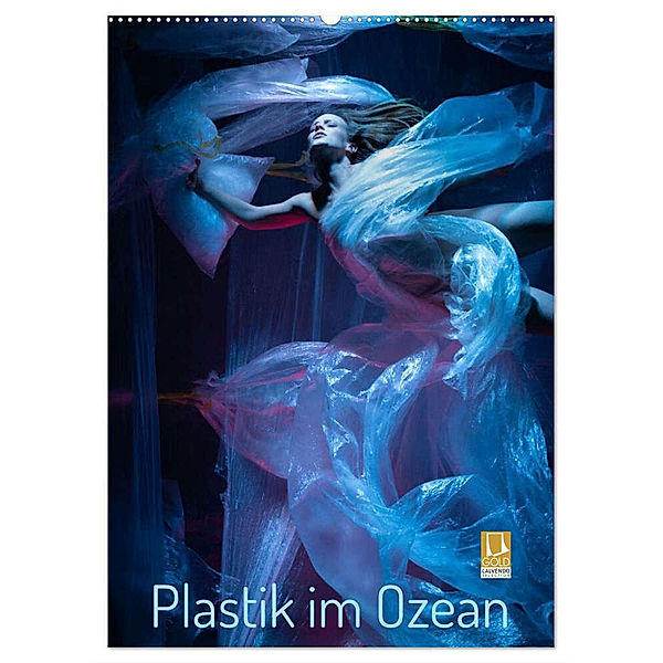 Plastik im Ozean (Wandkalender 2024 DIN A2 hoch), CALVENDO Monatskalender, Judith Geiser