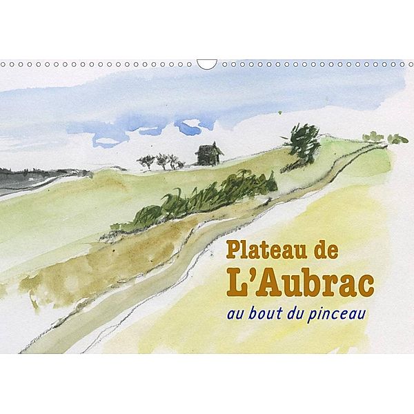 Plateau de l'Aubrac, au bout du pinceau (Calendrier mural 2023 DIN A3 horizontal), Noëlle Prinz