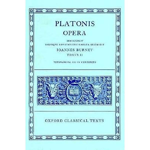 Platonis Opera.Vol.2, Platon