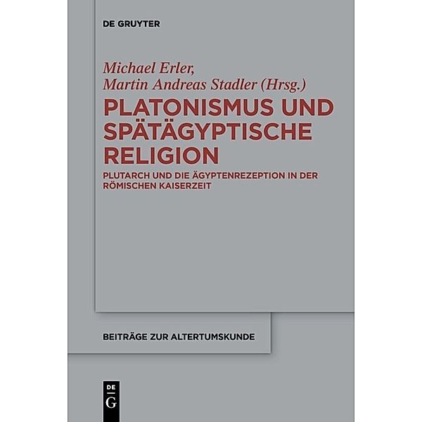 Platonismus und spätägyptische Religion