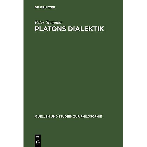 Platons Dialektik / Quellen und Studien zur Philosophie Bd.31, Peter Stemmer