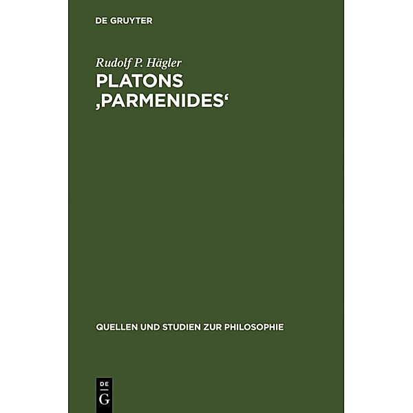Platons 'Parmenides', Rudolf P. Hägler