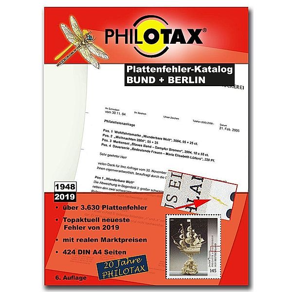 Plattenfehler Katalog Bund + Berlin  Stand 06.2019, PHILOTAX GmbH