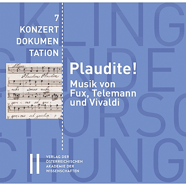 Plaudite! Musik von Fux, Telemann und Vivaldi,1 Audio-CD
