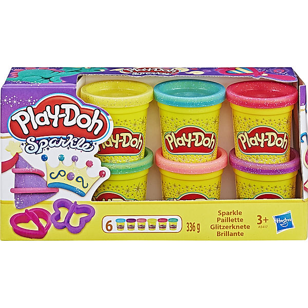 HASBRO Play-Doh Sparkle Glitzerknete