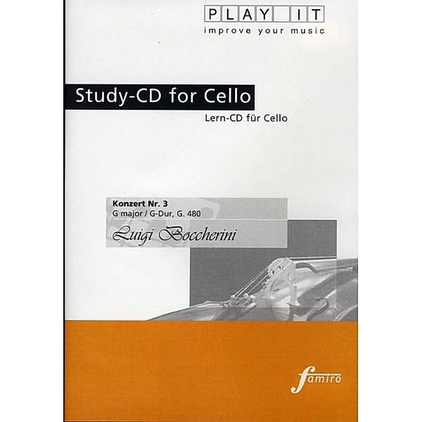 Play It - Lern-CD für Cello: Konzert Nr. 3 G-Dur - G. 480, Diverse Interpreten