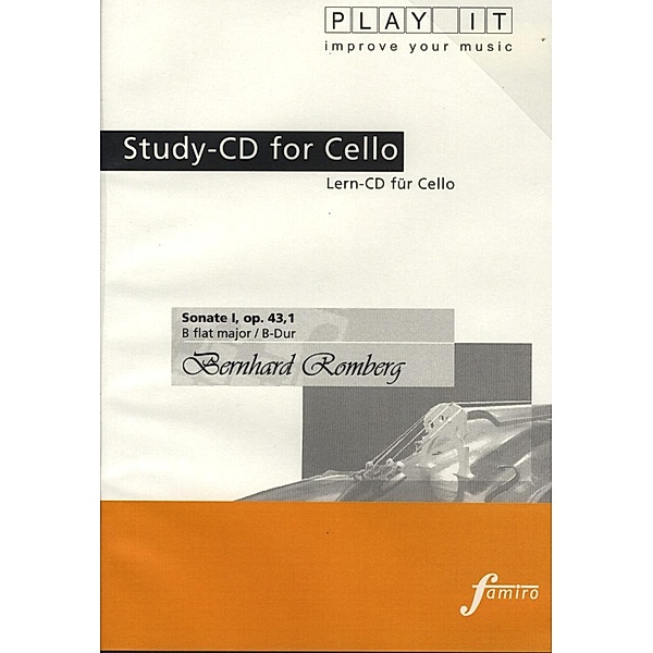 Play It - Lern-CD für Cello: Sonate I op. 43,1 B-Dur, Diverse Interpreten