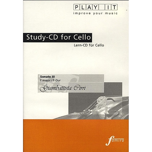 Play It - Lern-CD für Cello: Sonate III, F-Dur, Diverse Interpreten
