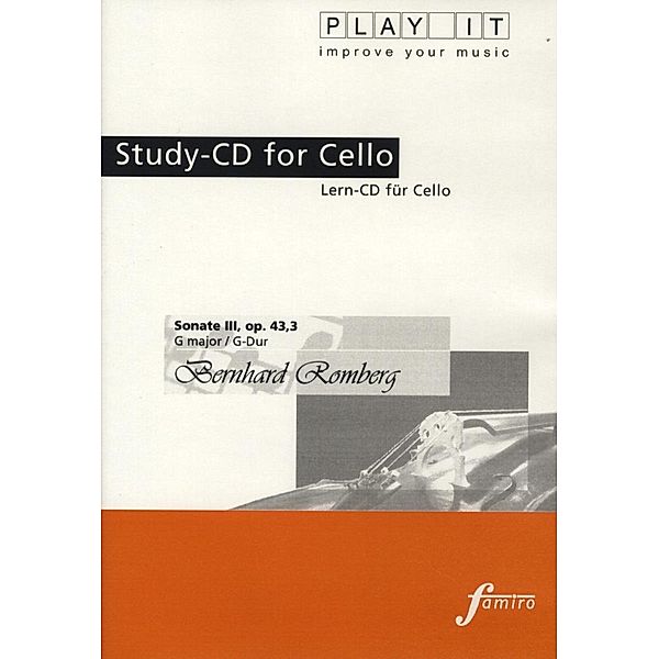 Play It - Lern-CD für Cello: Sonate III op. 43,3 G-Dur, Diverse Interpreten