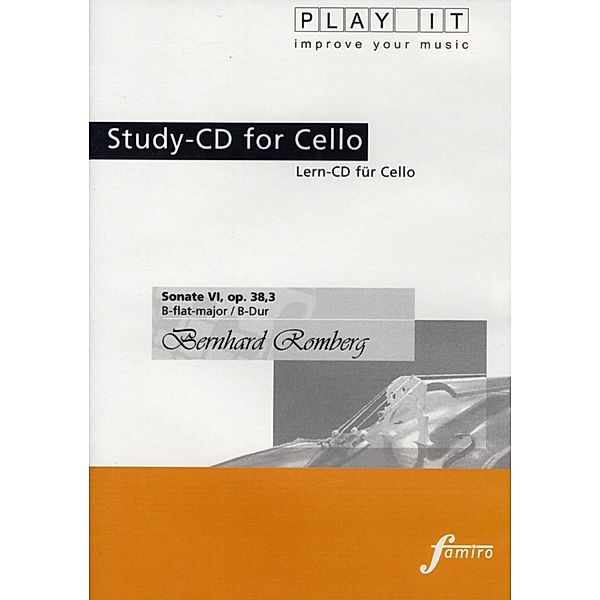Play It - Lern-CD für Cello: Sonate Nr. 6 Op. 38,3 B-Dur, Diverse Interpreten