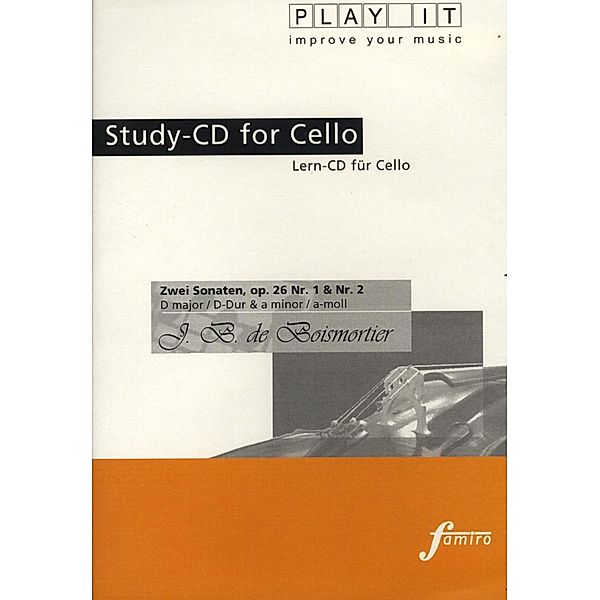 Play It - Lern-CD für Cello: Zwei Sonaten op. 26 Nr. 1 + 2, Diverse Interpreten