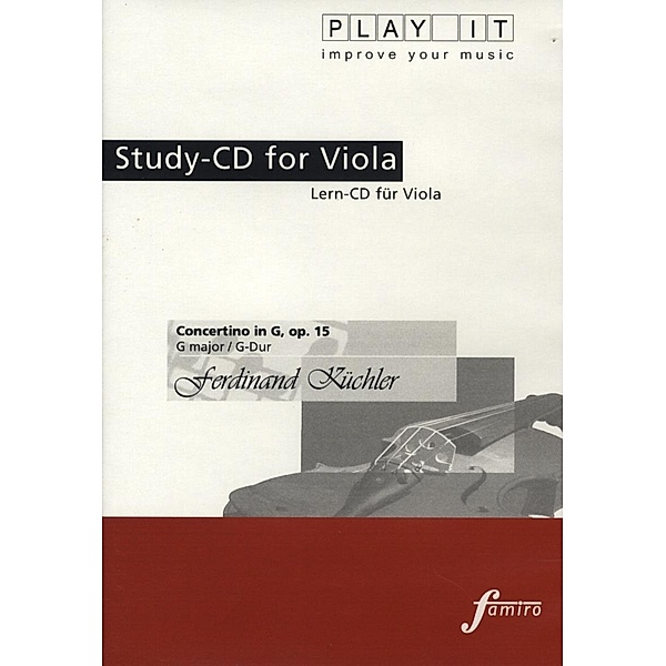 Play It - Lern-CD für Viola: Concertino in G, op. 11, Diverse Interpreten