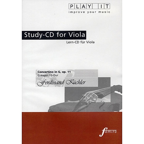 Play It - Lern-CD für Viola: Concertino In G, Op. 11 G-Dur, Diverse Interpreten