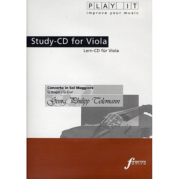 Play It - Lern-CD für Viola: Concerto In Sol Maggiore G-Dur, Diverse Interpreten