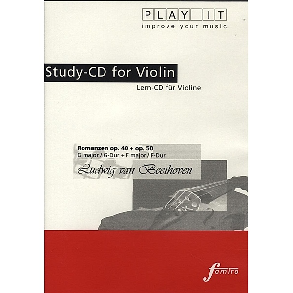 Play It - Lern-CD für Violine: Romanzen op. 40 + op. 50, G-Dur + F-Dur, Diverse Interpreten