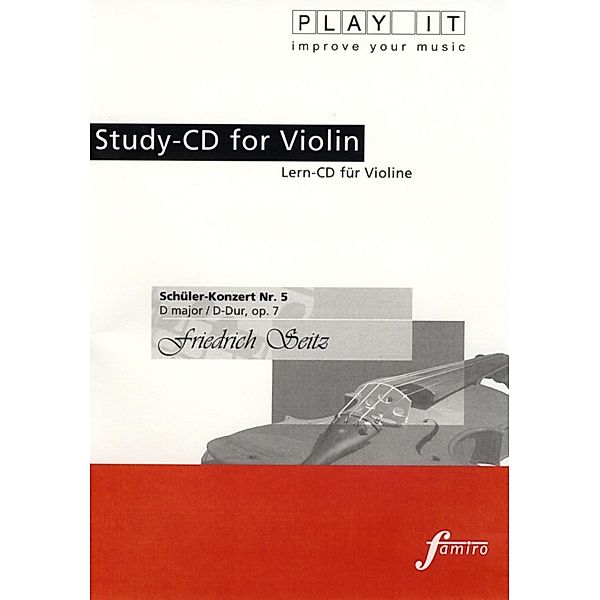 Play It - Lern-CD für Violine: Schüler-Konzert Nr. 5 D-Dur, Diverse Interpreten