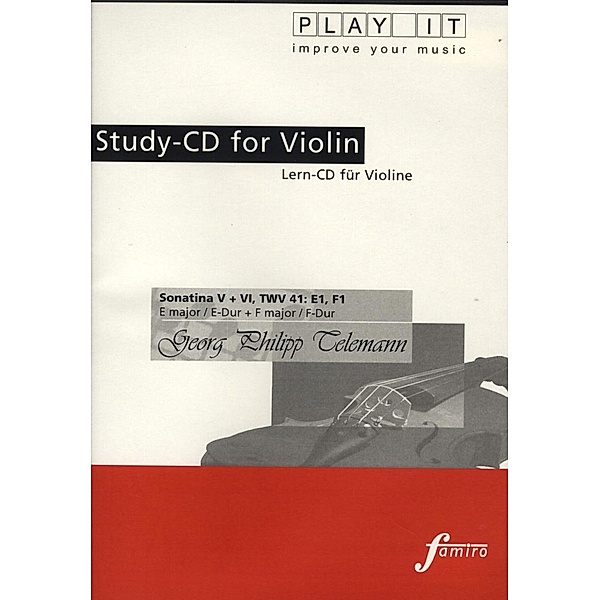 Play It - Lern-CD für Violine: Sonatina V + VI TWV 41: E1,F1, Diverse Interpreten