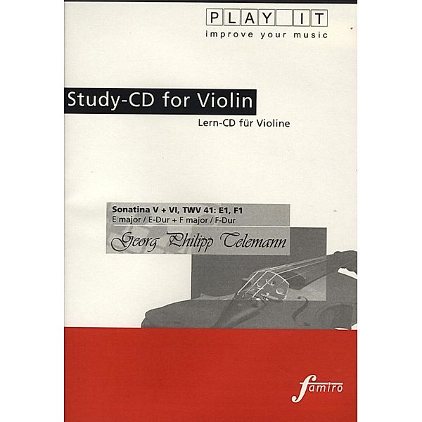 Play It - Lern-CD für Violine: Sonatina V + VI TWV 41: E1,F1, Diverse Interpreten