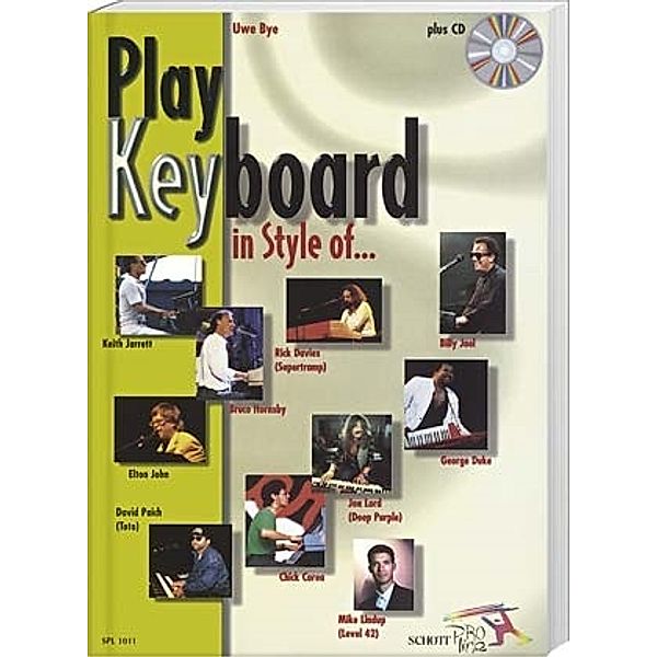 Play Keyboard In Style of . . ., m. Audio-CD, Uwe Bye