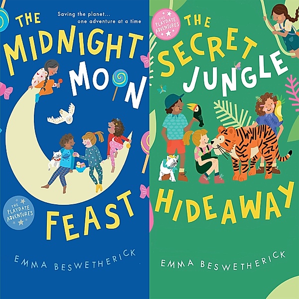 Playdate Adventures - 8 - The Midnight Moon Feast & The Secret Jungle Hideaway, Emma Beswetherick